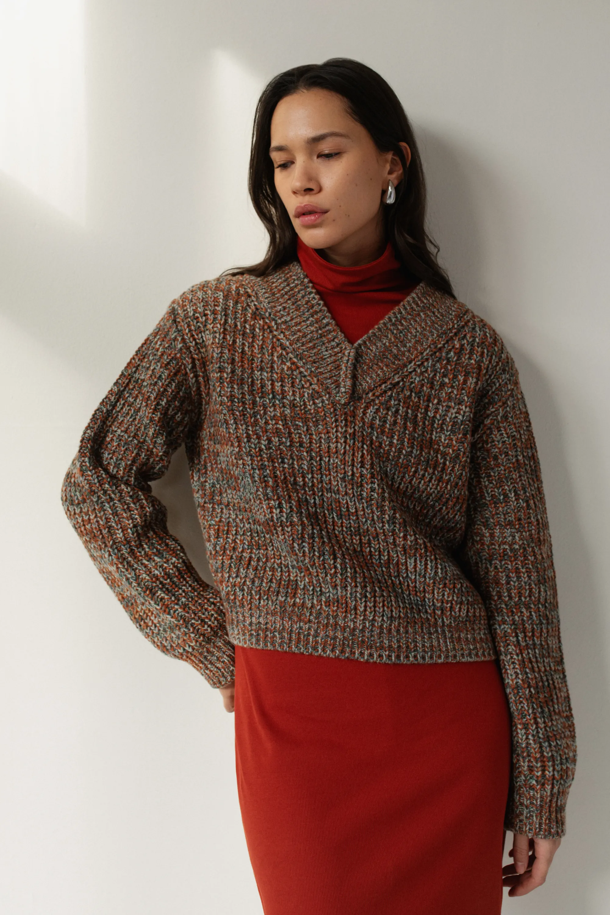 LENA V-NECK SWEATER sold by PAPER LABEL product image thumbnail 2
