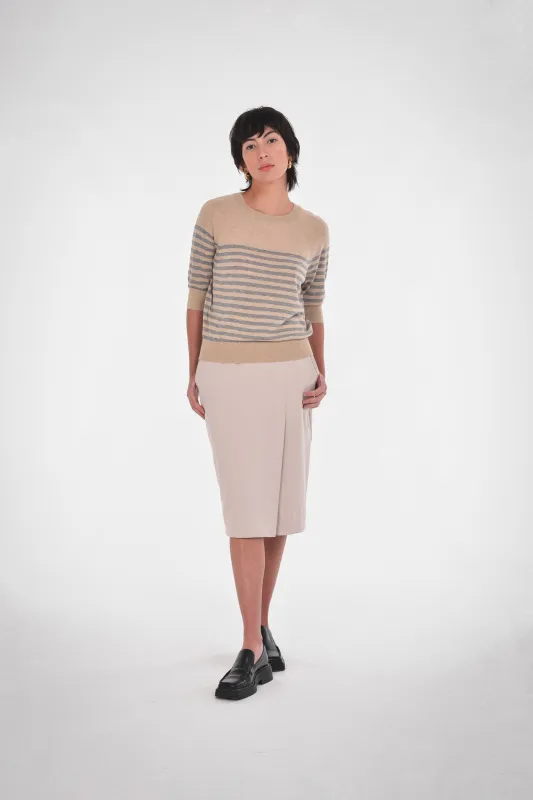 ESMÉ STRIPED PULLOVER made by PAPER LABEL