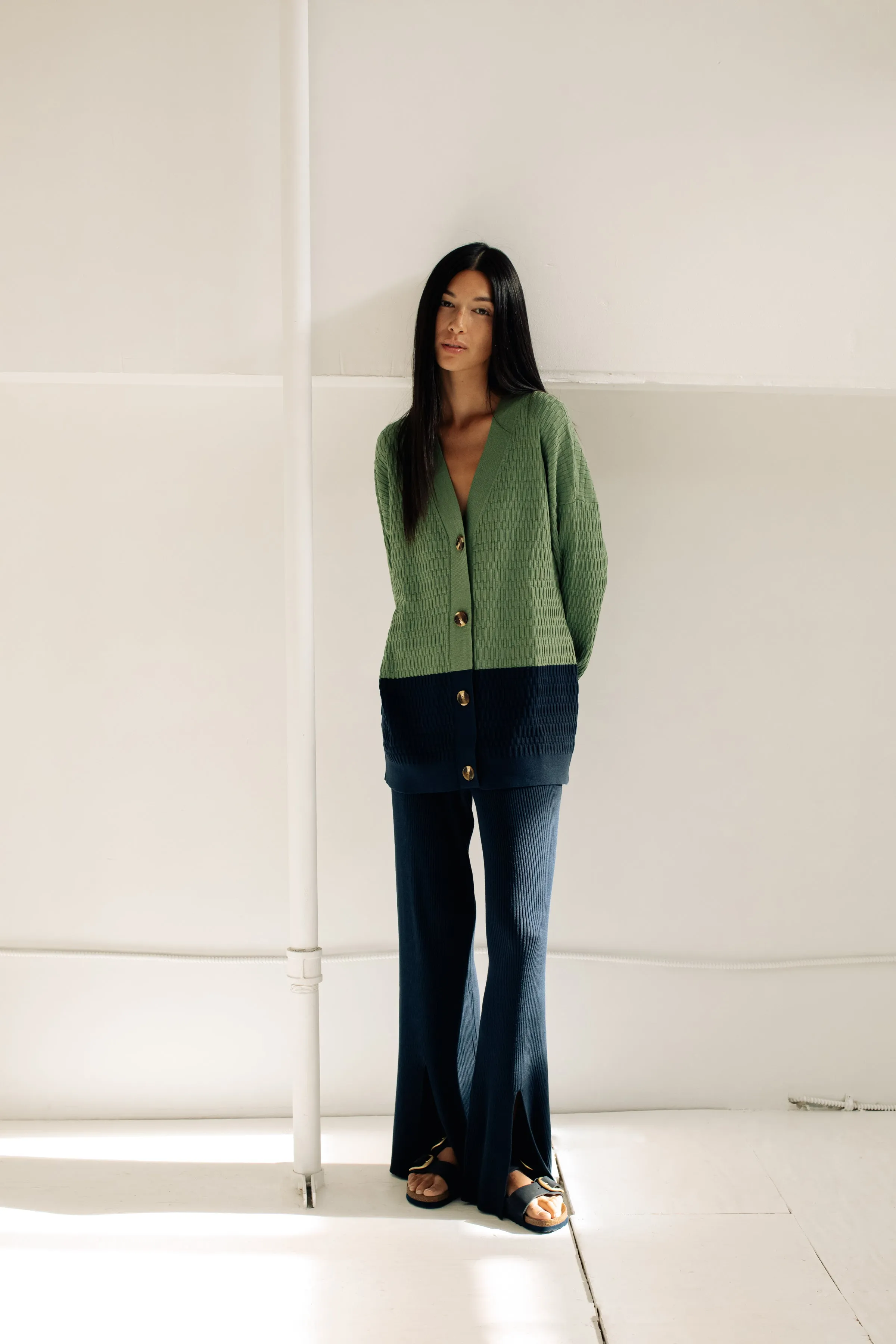 ROHAN COLOUR BLOCK CARDI sold by PAPER LABEL product image thumbnail 5