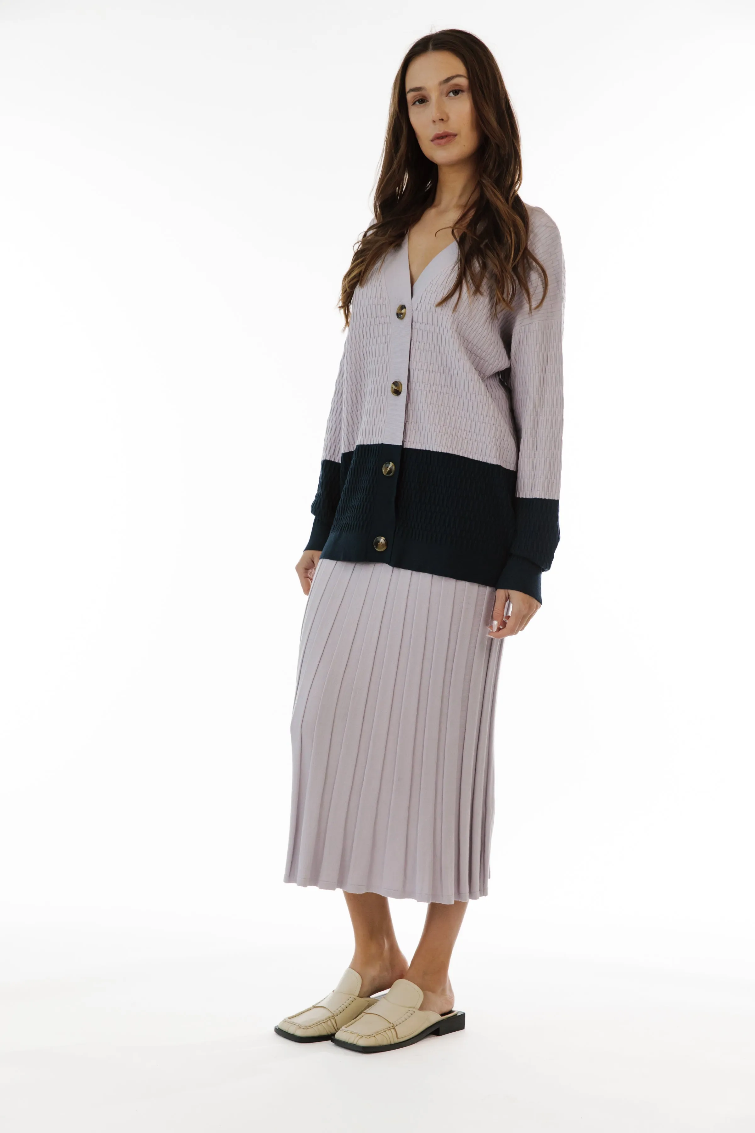 ROHAN COLOUR BLOCK CARDI sold by PAPER LABEL product image thumbnail 2