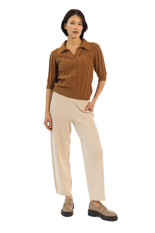 MAGGIE POLO KNIT made by PAPER LABEL