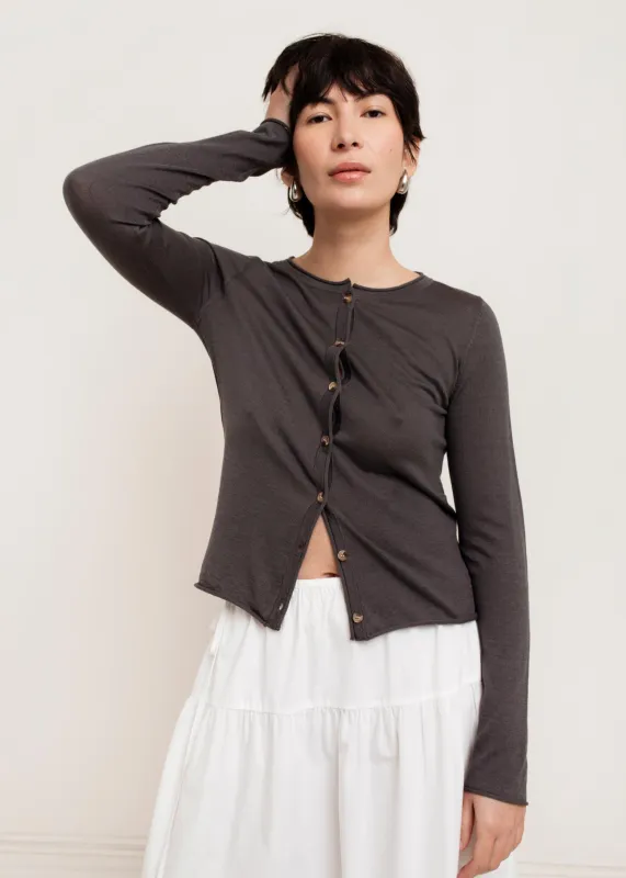 Corinne Slim Cardigan made by PAPER LABEL