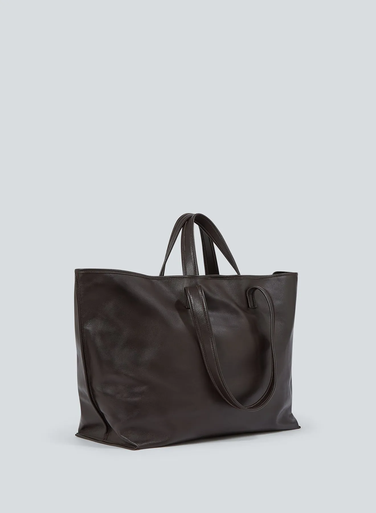 Tote Lamb Leather | dark brown sold by KASSL Editions product image thumbnail 2