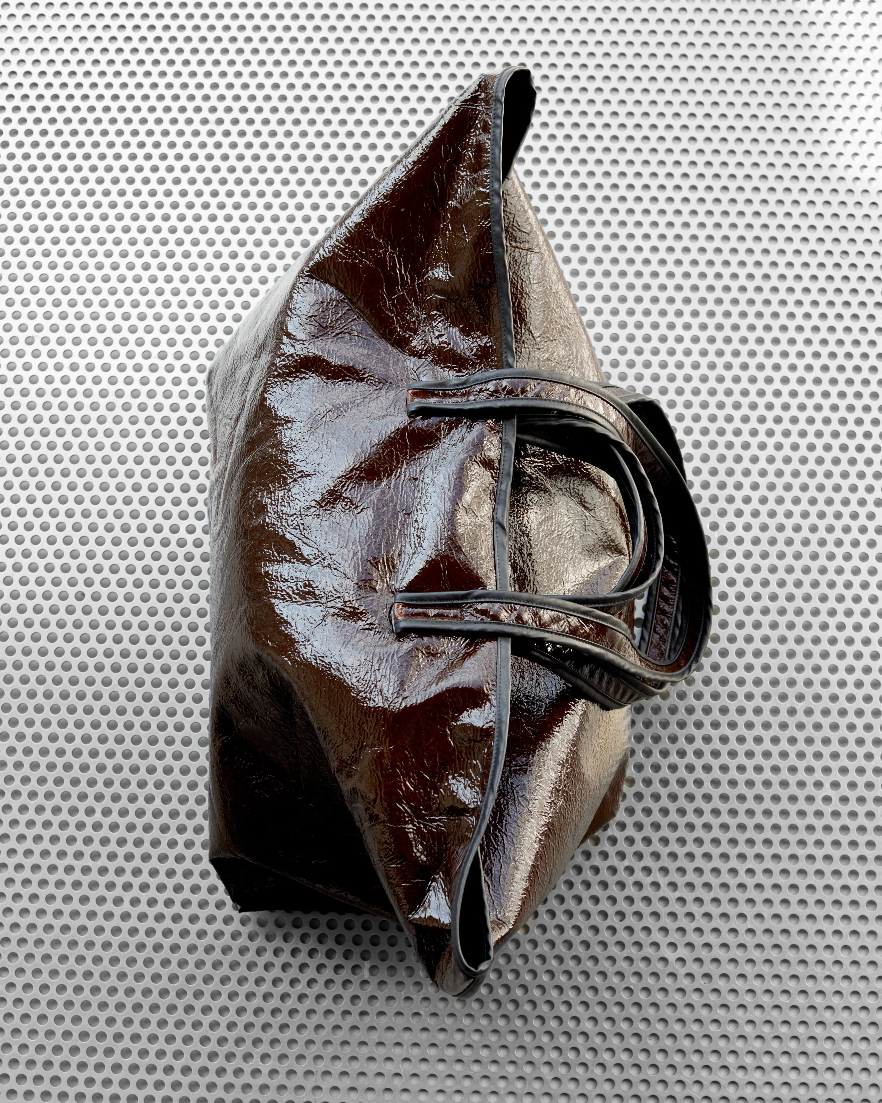 Tote lacquer wool | honey sold by KASSL Editions product image thumbnail 3