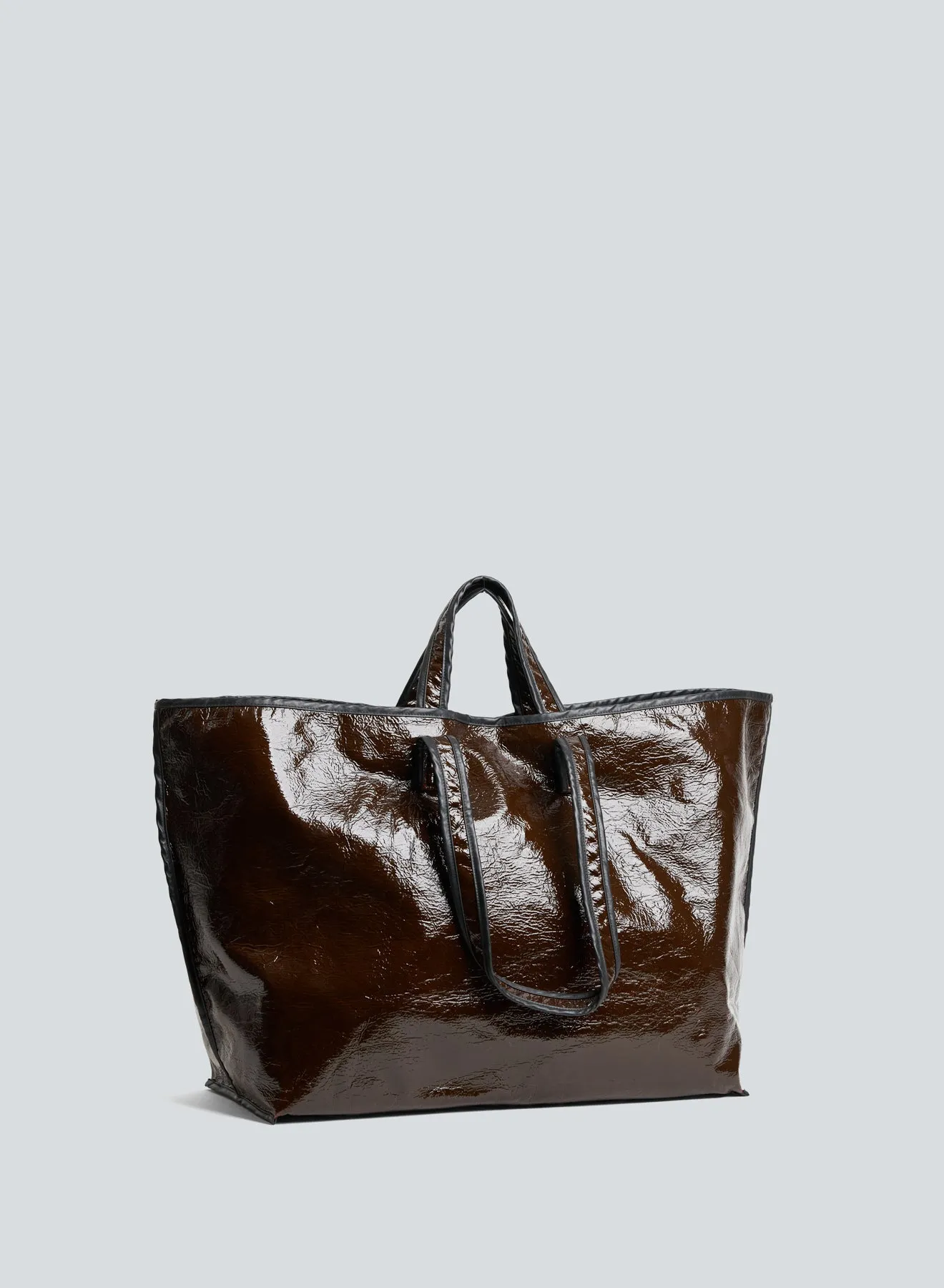 Tote lacquer wool | honey sold by KASSL Editions product image thumbnail 4