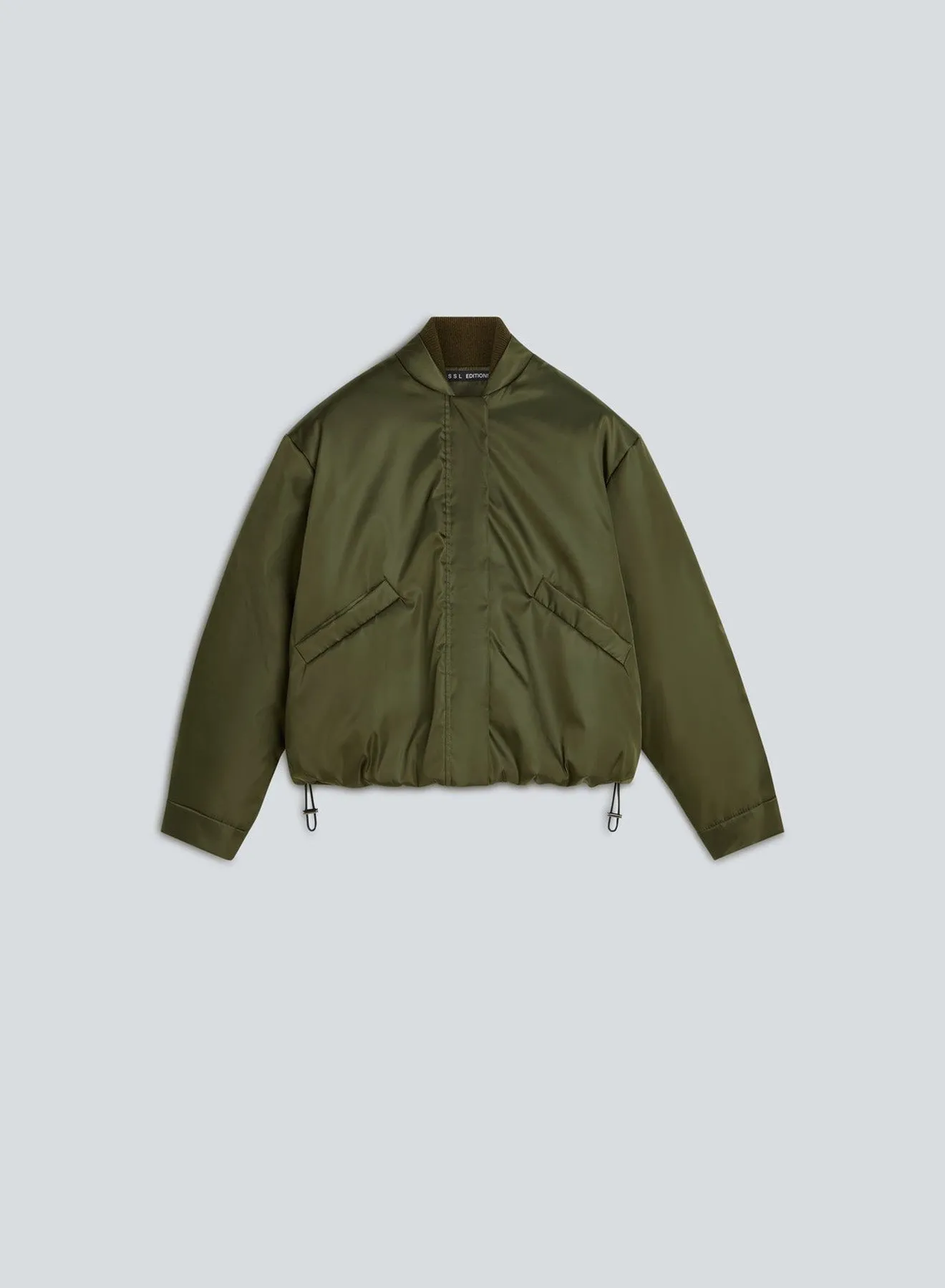 Bomber short nylon/wax | khaki sold by KASSL Editions product image thumbnail 4