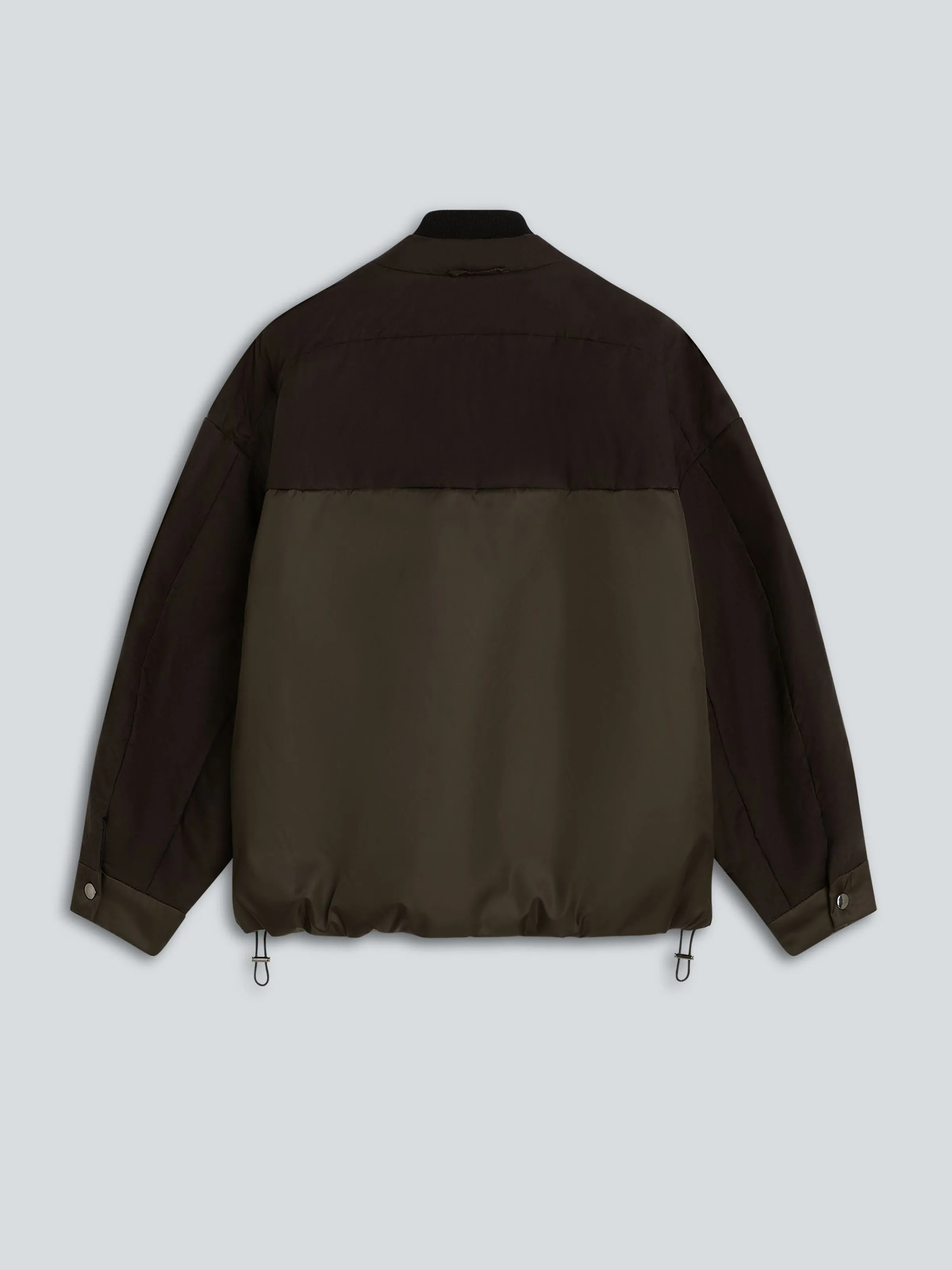Oversized bomber nylon/wax | dark brown sold by KASSL Editions product image thumbnail 5