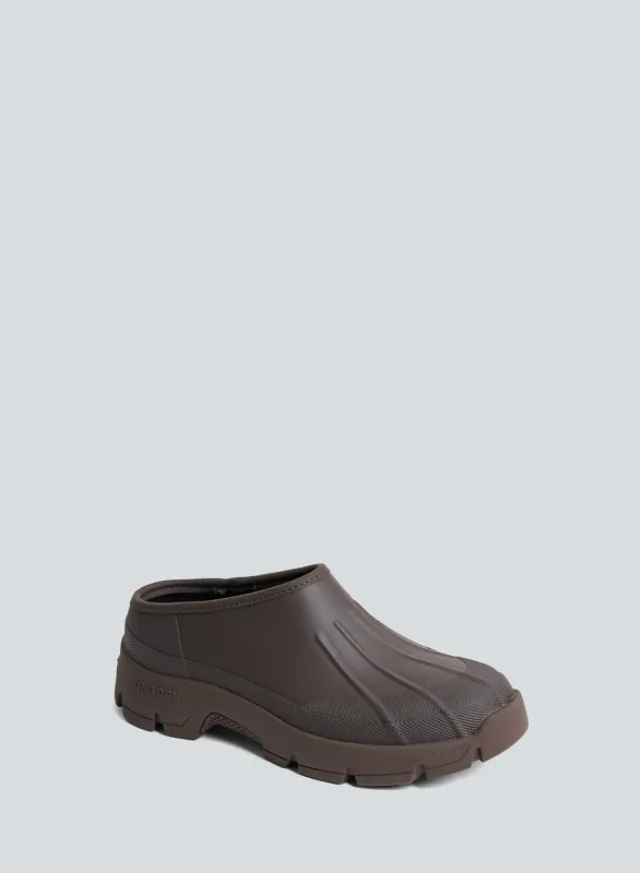 Alba clog | Coffee brown sold by KASSL Editions