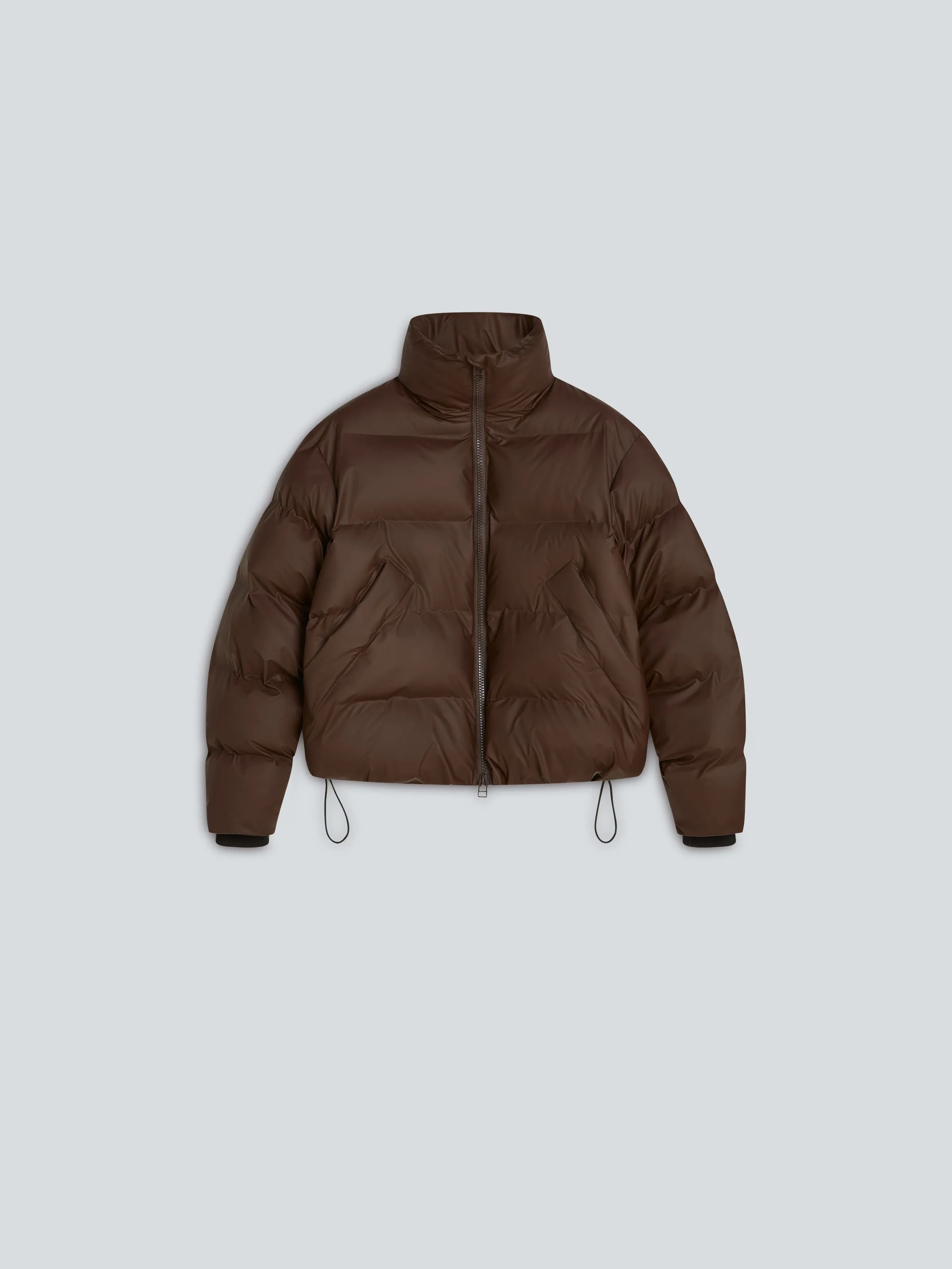 Puffer jacket | Coffee brown sold by KASSL Editions