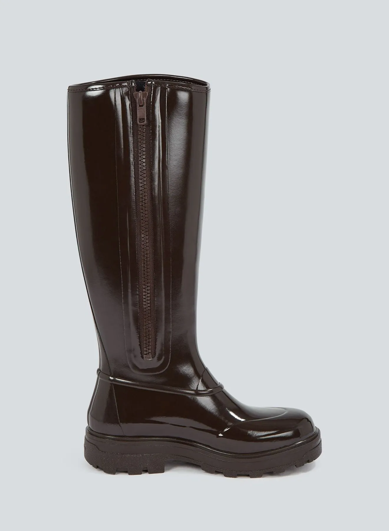 Tijntje high boot | shiny dark brown sold by KASSL Editions product image thumbnail 3