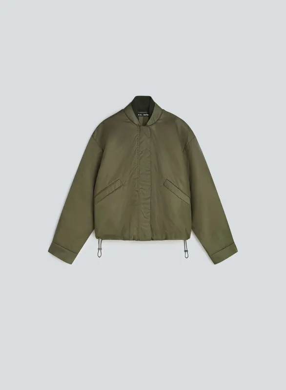 Bomber short nylon | khaki / beige sold by KASSL Editions