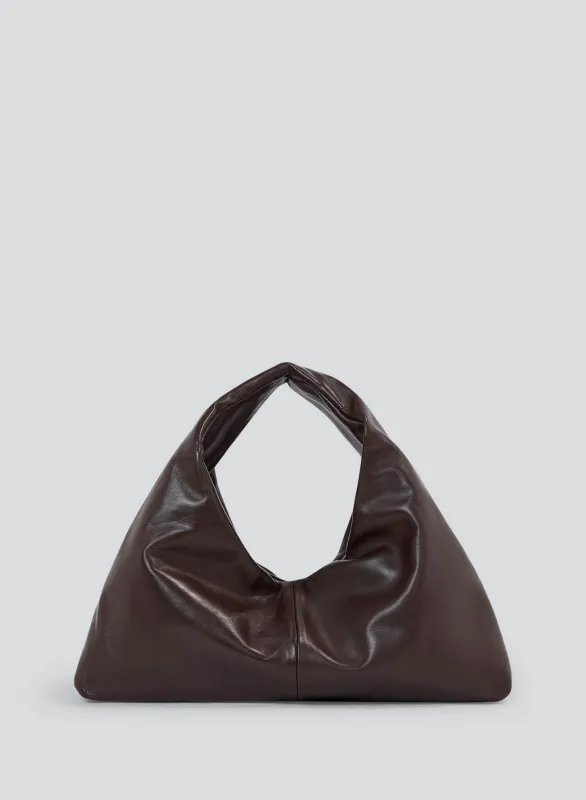 Anchor small lamb leather | dark brown made by KASSL Editions