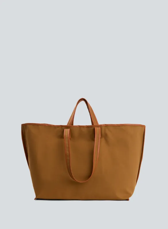 Tote canvas tan oil fire | tan/fire made by KASSL Editions