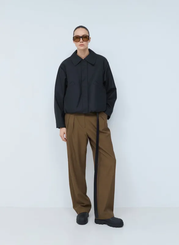 Bomber short rubber | black sold by KASSL Editions