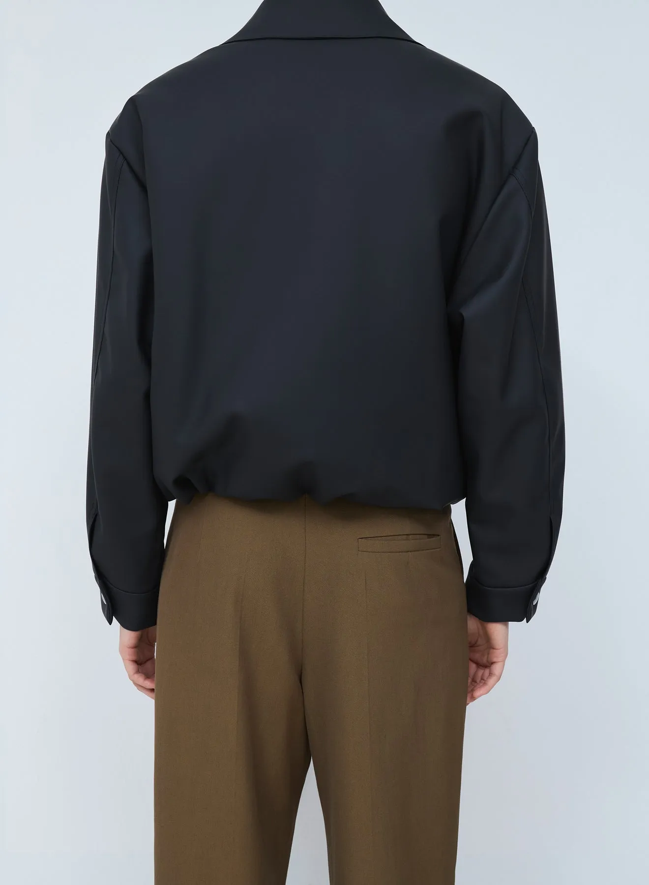 Bomber short rubber | black sold by KASSL Editions product image thumbnail 3