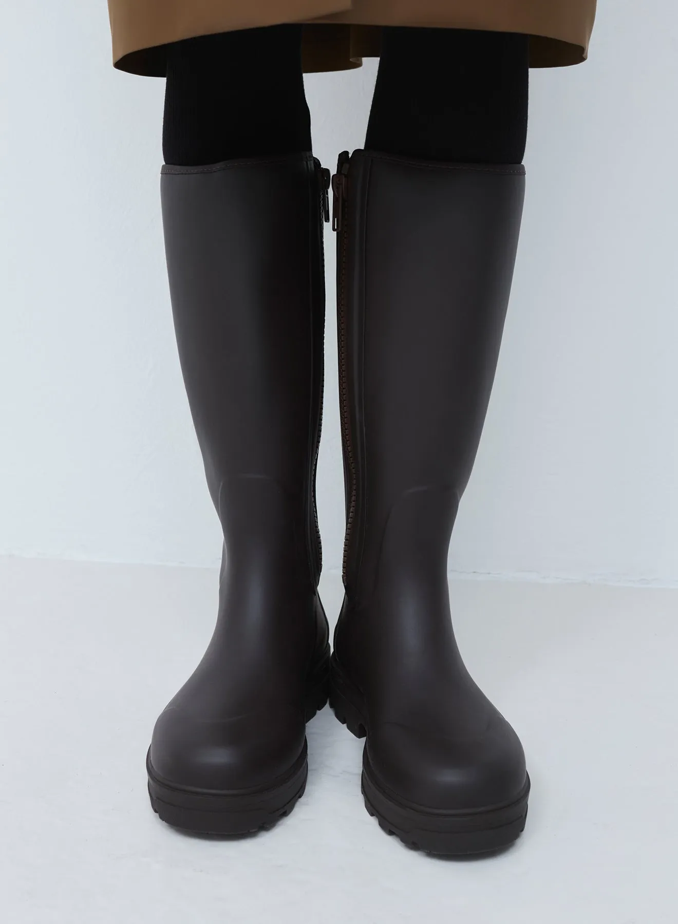 ILSE high boot | Coffee brown sold by KASSL Editions product image thumbnail 2