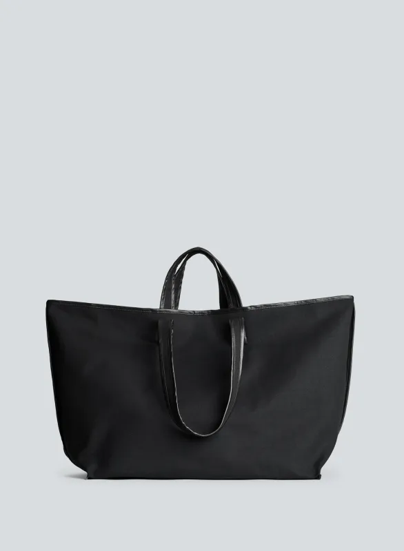 Tote canvas black | black / oil black made by KASSL Editions