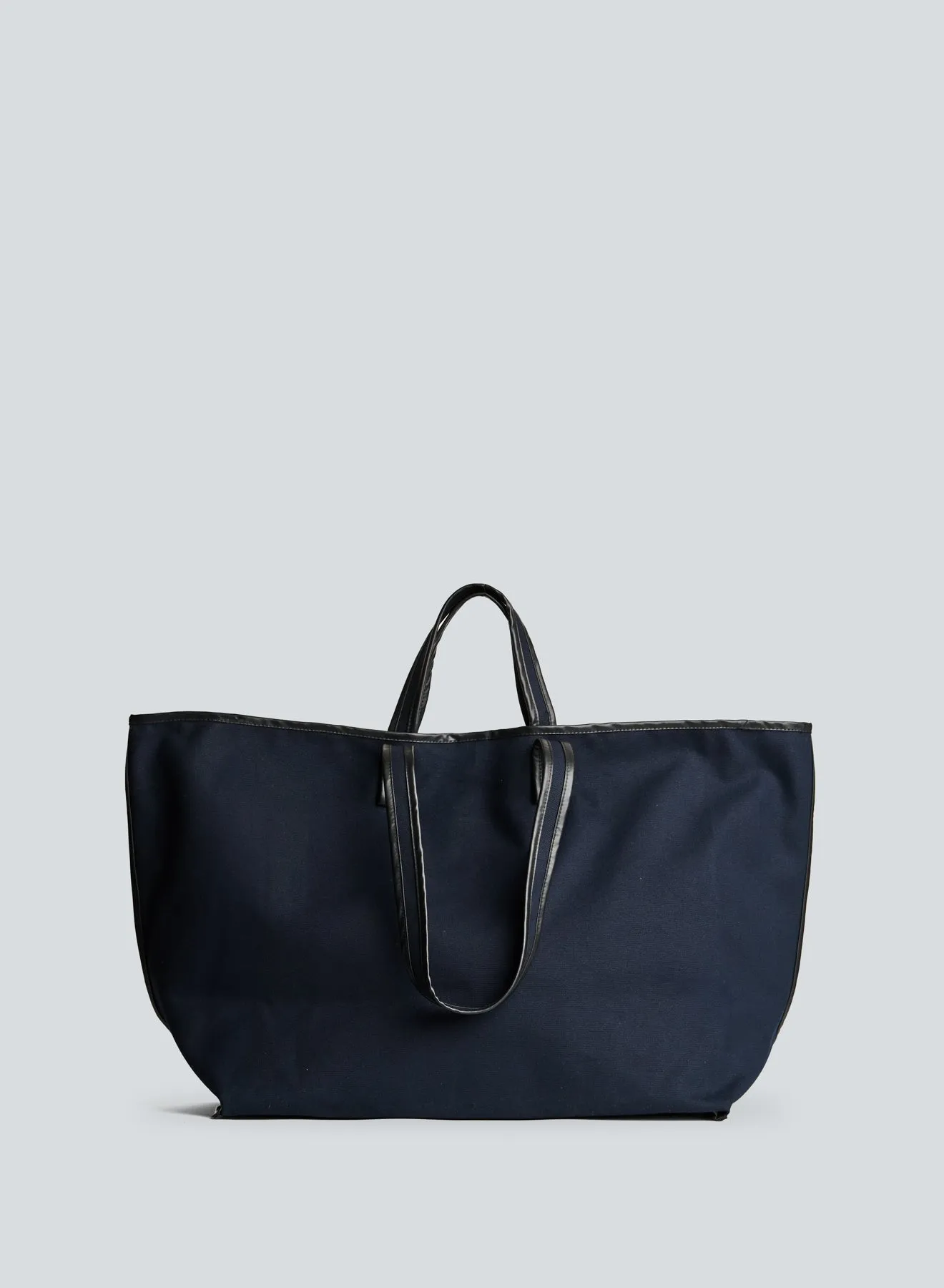 Tote canvas | navy / oil black sold by KASSL Editions