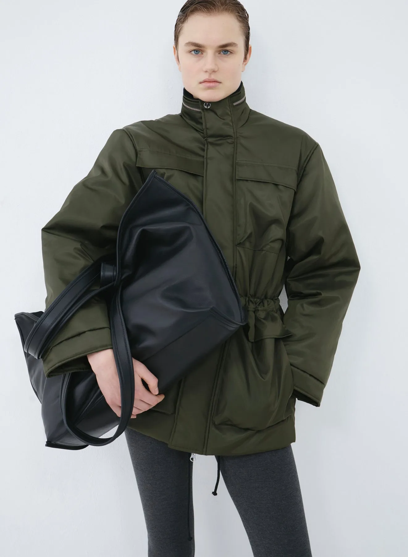 Tote lamb leather | black sold by KASSL Editions product image thumbnail 3