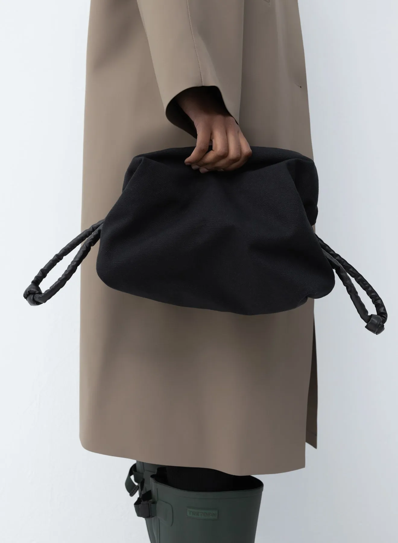 Pouch canvas | black / oil black sold by KASSL Editions product image thumbnail 2