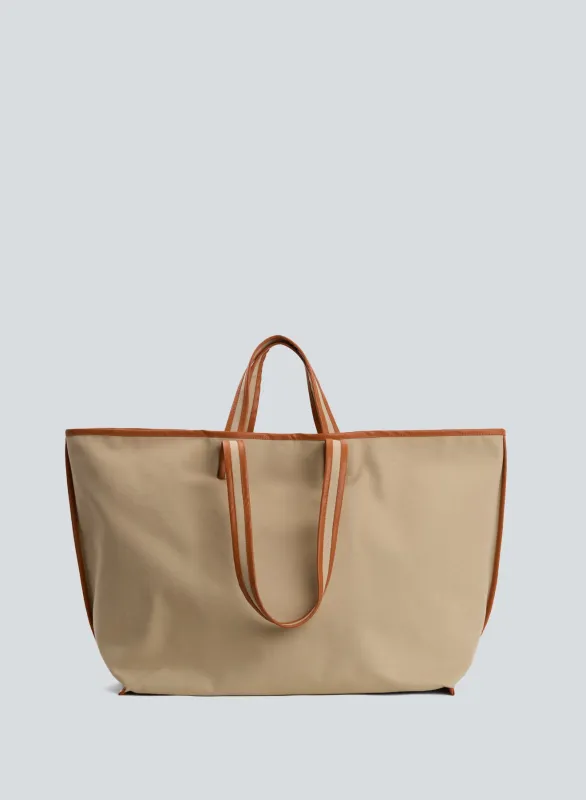 Tote canvas | beige / oil fire made by KASSL Editions
