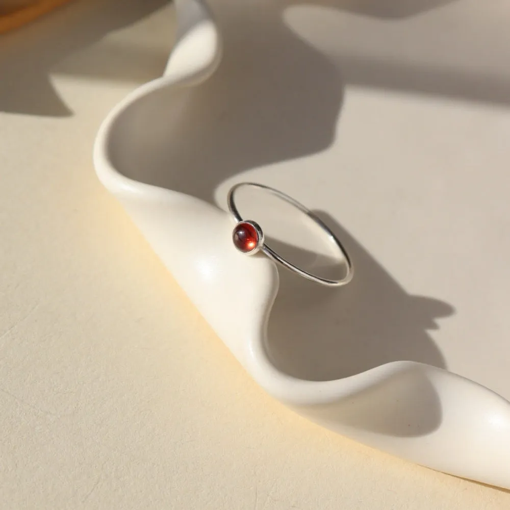 Red Garnet Ring sold by Token Jewelry