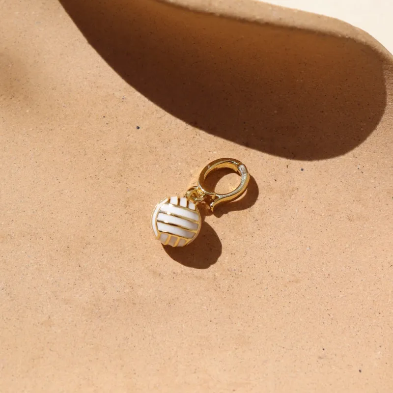 Volleyball Charm made by Token Jewelry