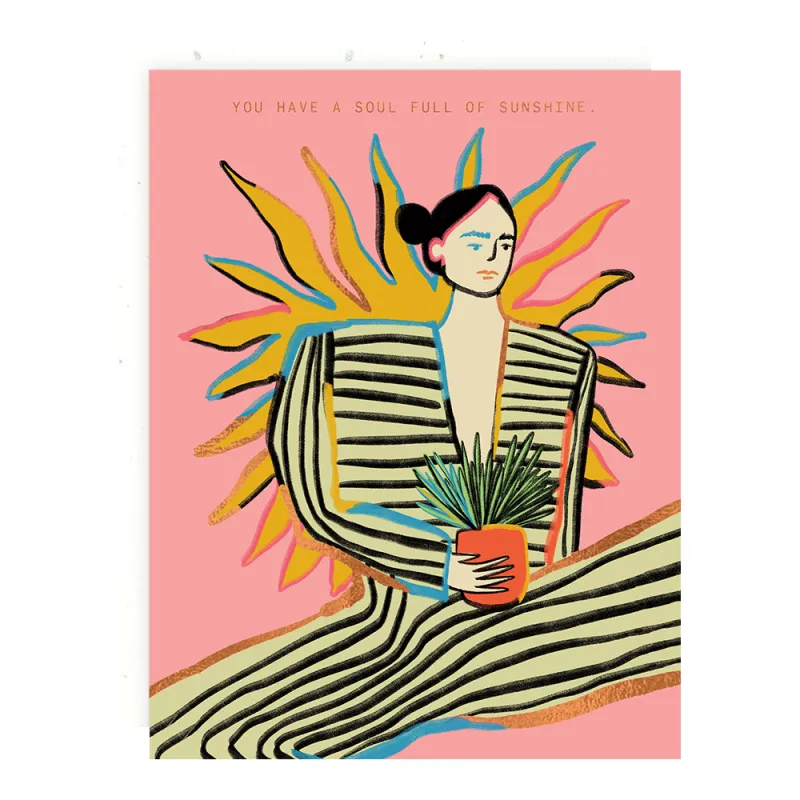 Someday Studio Card - Sunshine Soul sold by Token Jewelry