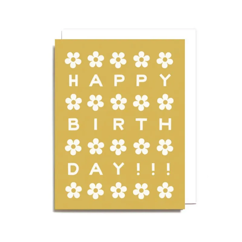 Worthwhile Paper - Birthday Daisies Card sold by Token Jewelry