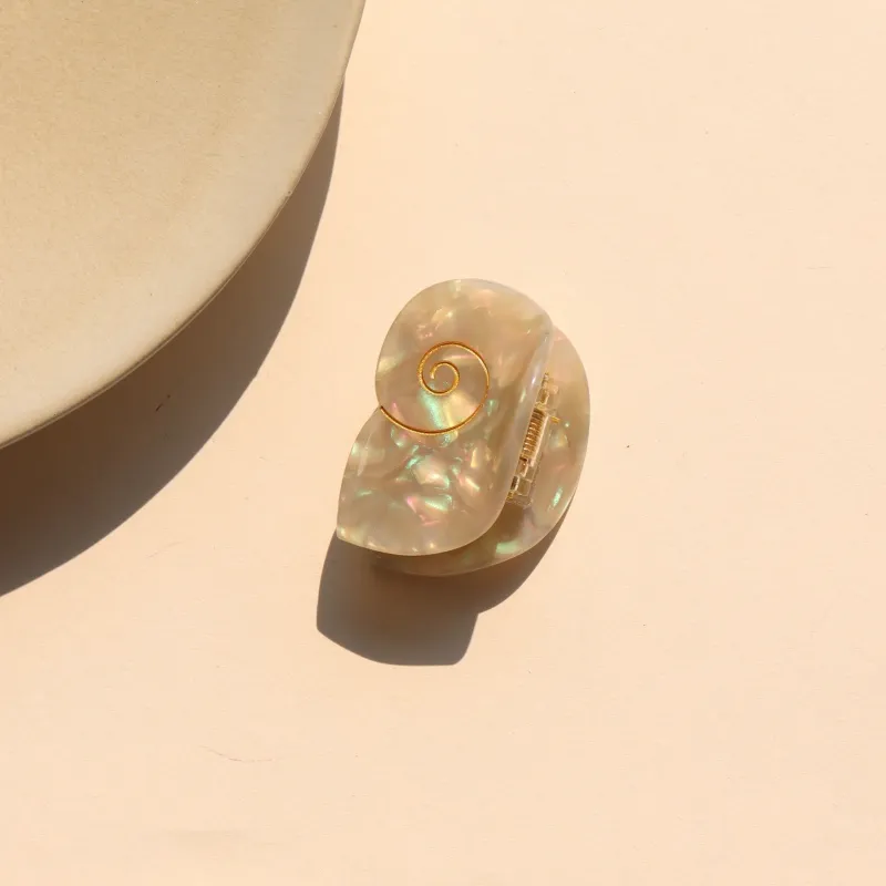 Sea Shell Hair Claw Clip made by Winona Irene