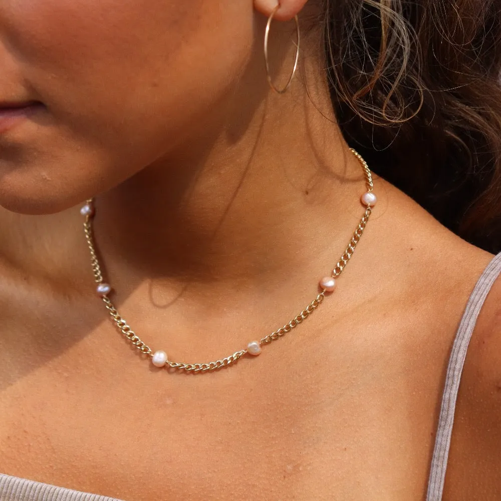 Rosalie Pearl Choker sold by Token Jewelry product image thumbnail 4