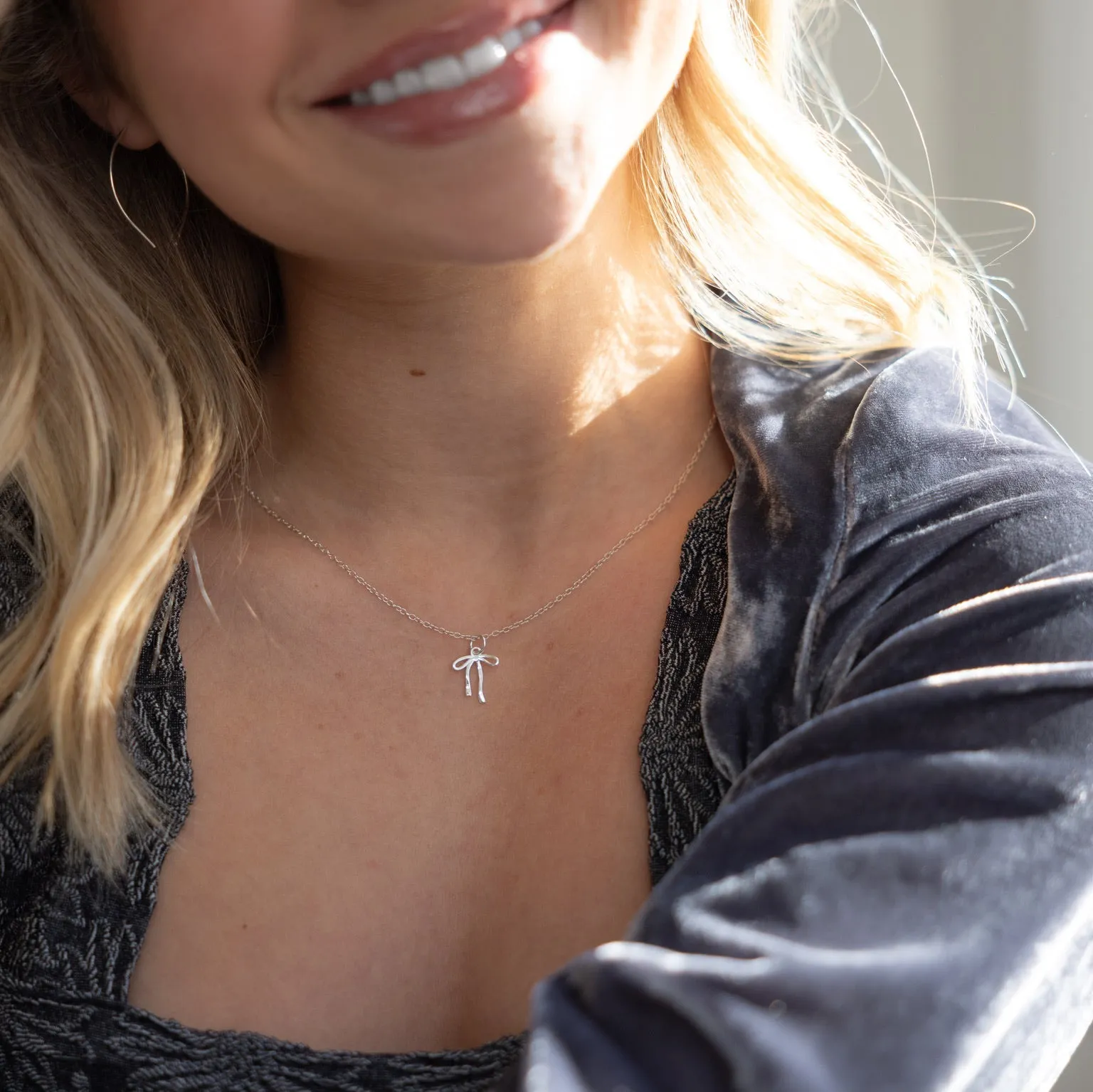 Ribbon Necklace sold by Token Jewelry product image thumbnail 3