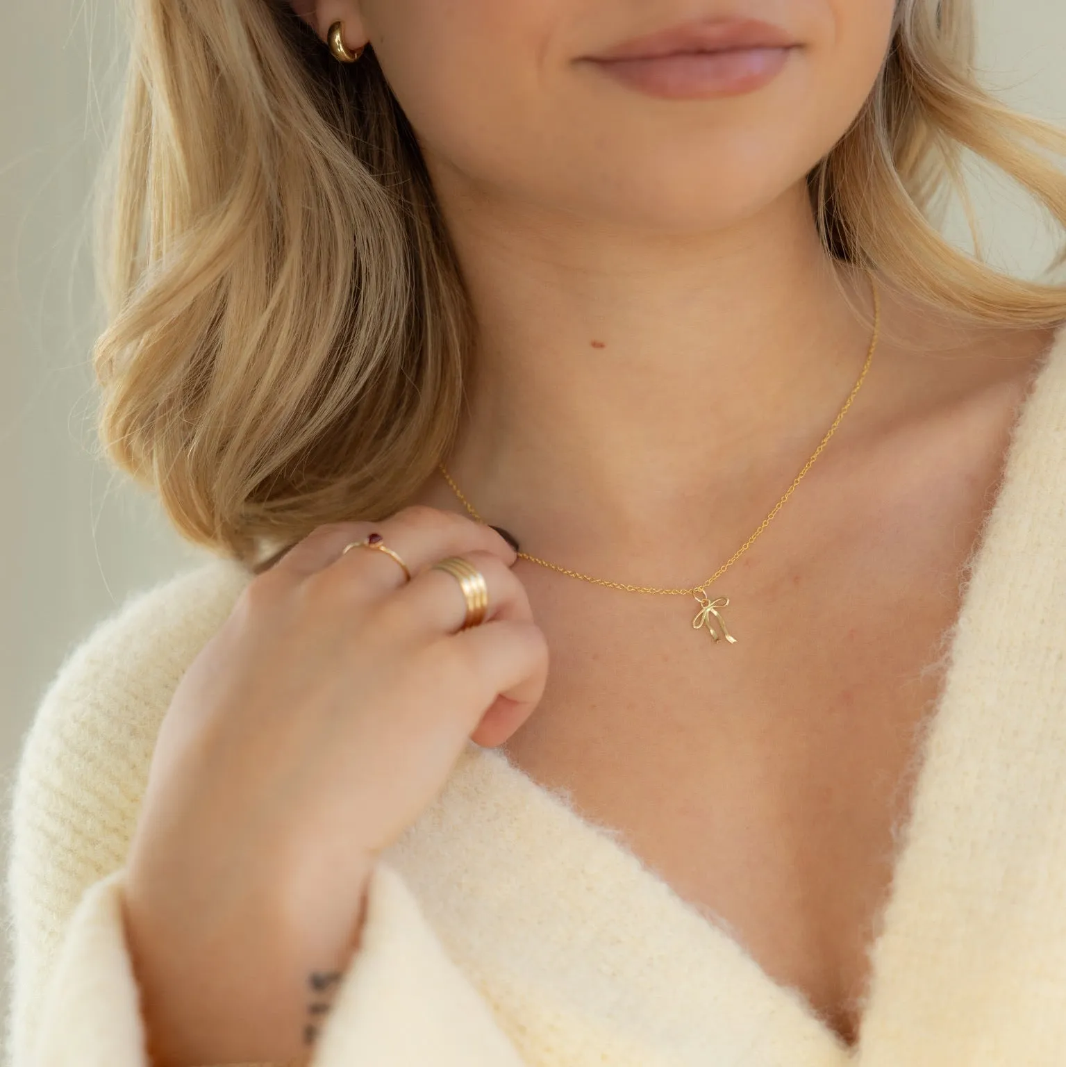 Ribbon Necklace sold by Token Jewelry product image thumbnail 4