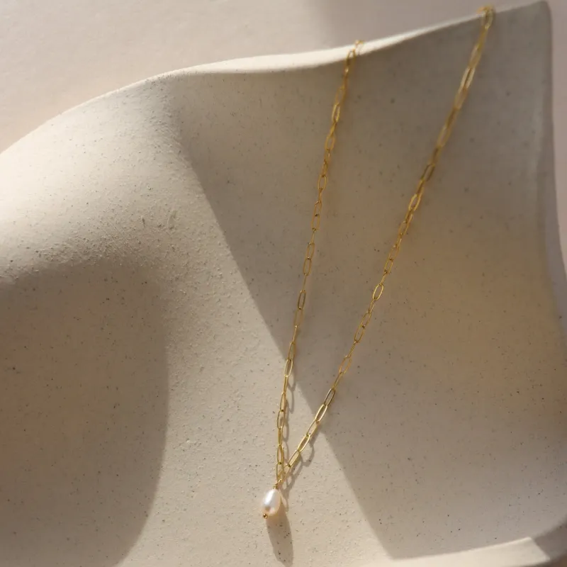 Ava Pearl Necklace sold by Token Jewelry