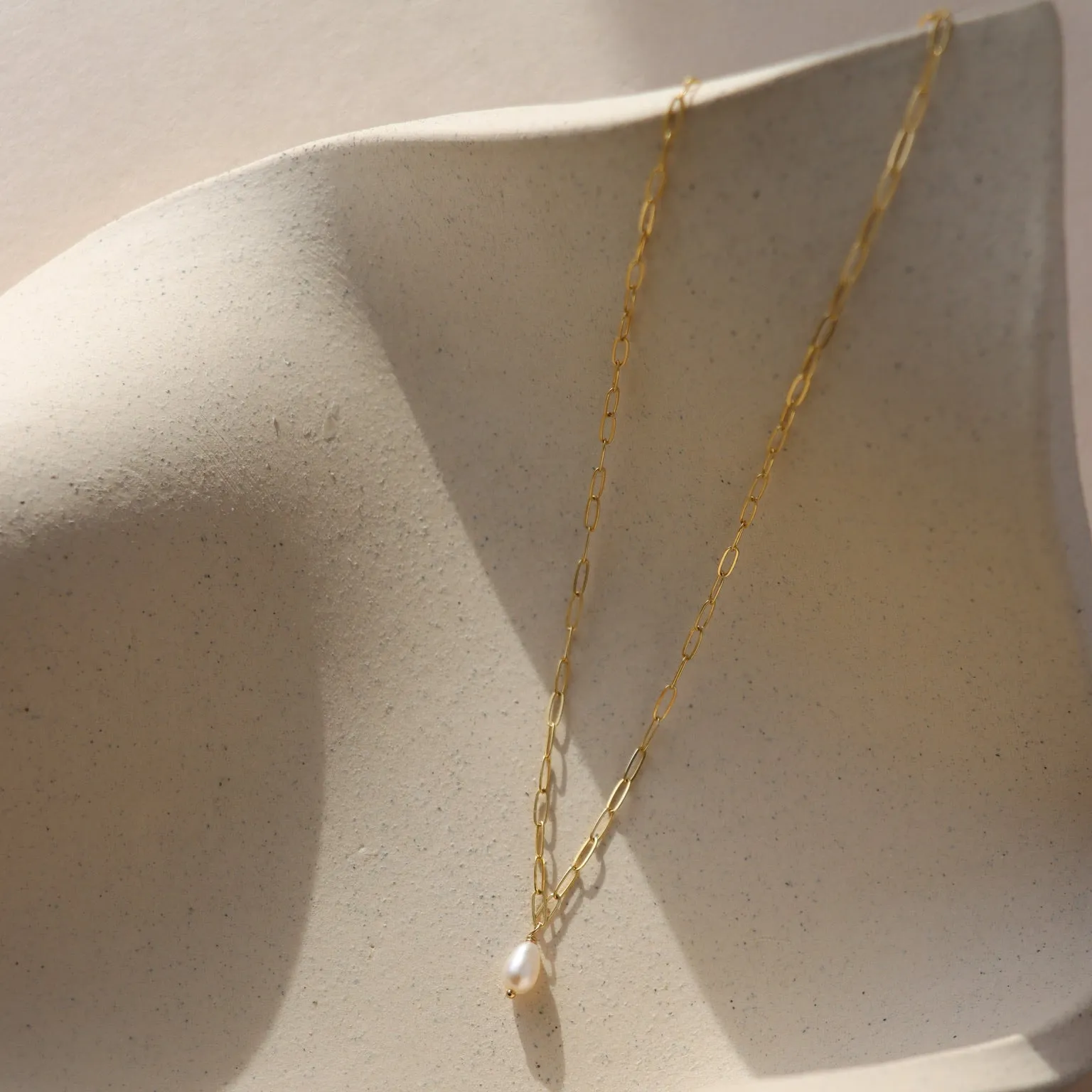 Ava Pearl Necklace sold by Token Jewelry