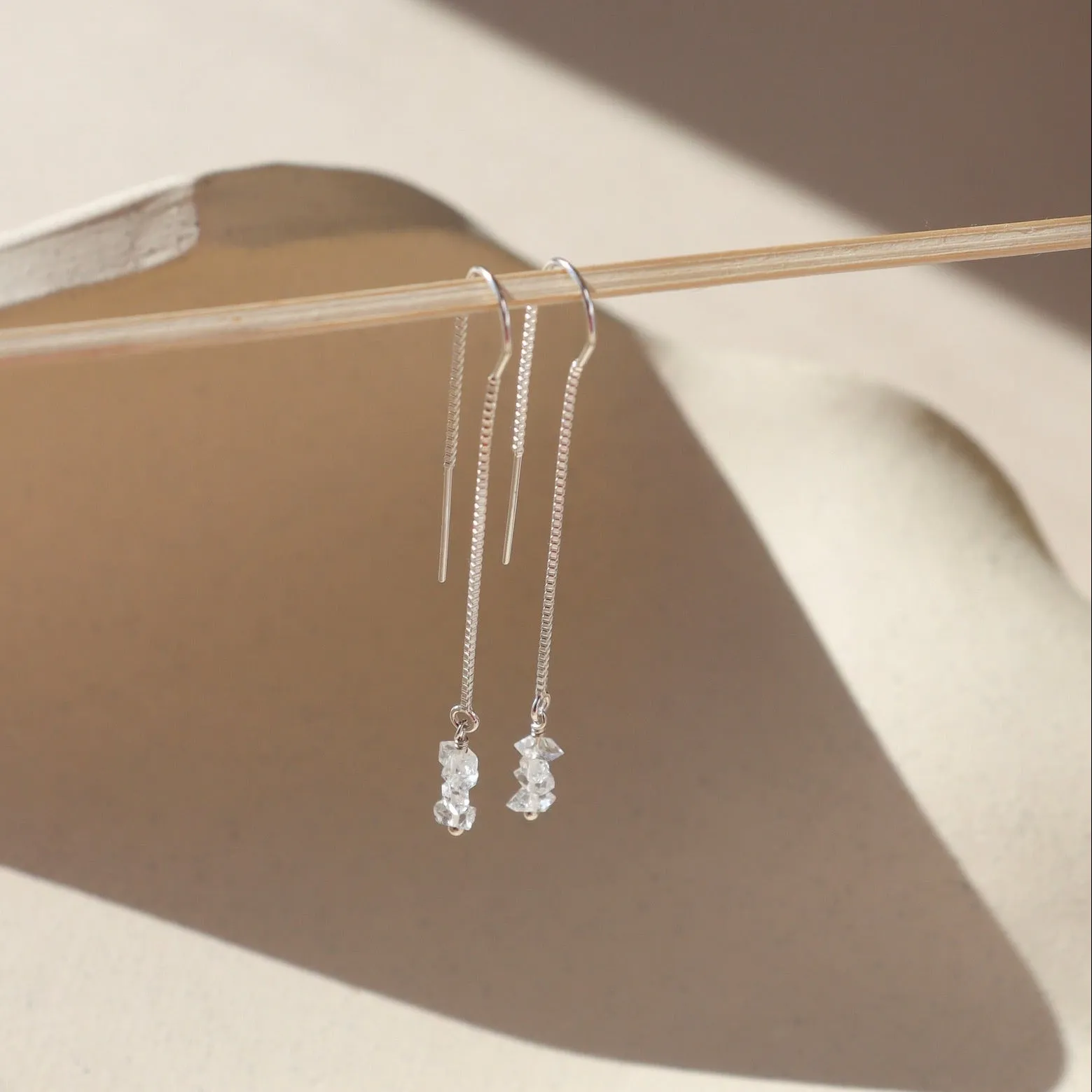 Herkimer Diamond Threaders sold by Token Jewelry product image thumbnail 2