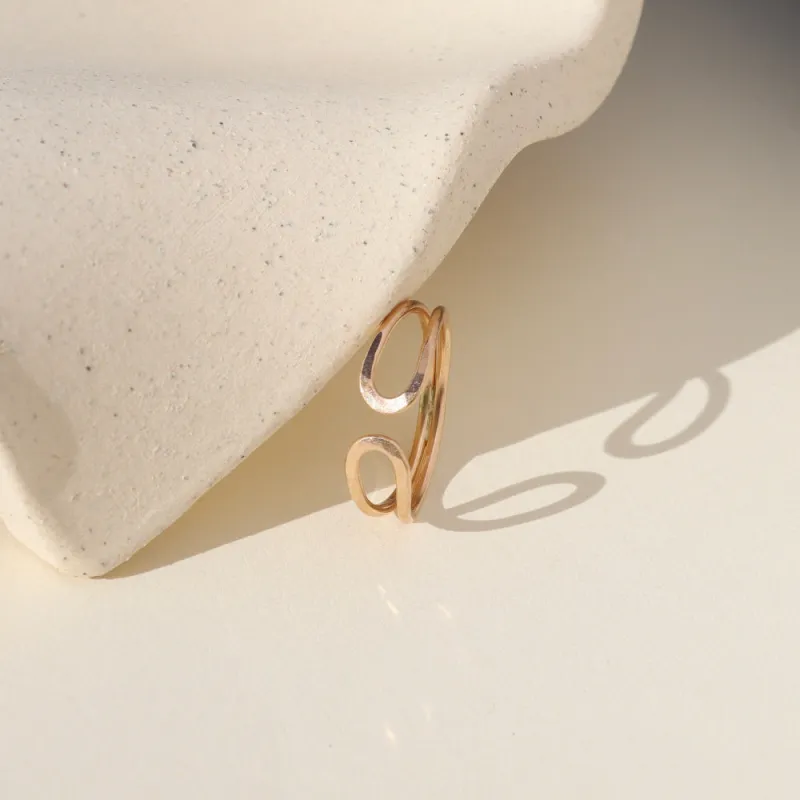 Teardrop Ring made by Token Jewelry