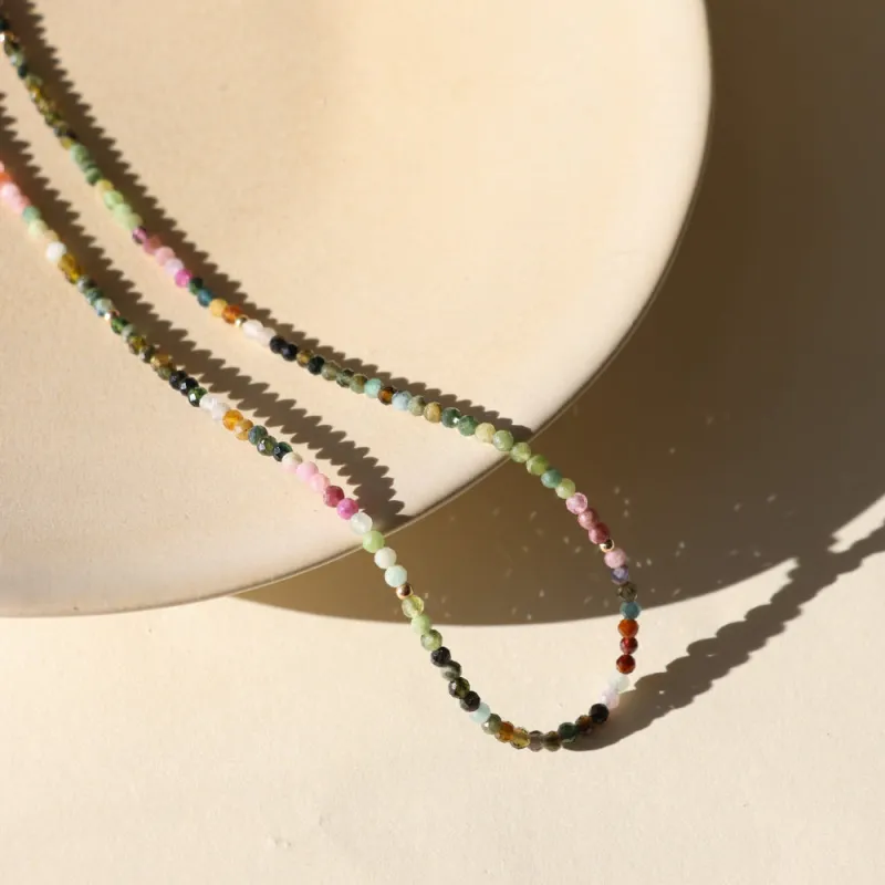 Tourmaline Prism Necklace made by Token Jewelry