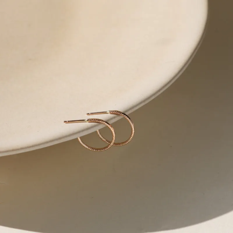 Lumen Hoops made by Token Jewelry