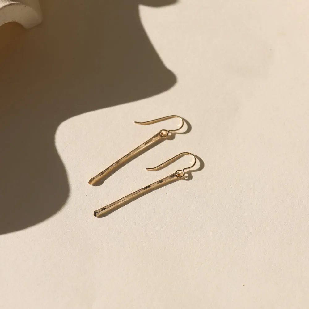 Matchstick Earrings sold by Token Jewelry