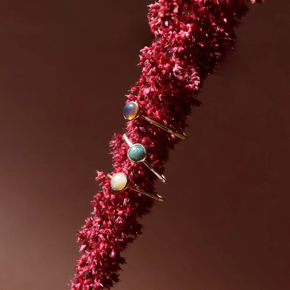 Black Opal Ring sold by Token Jewelry