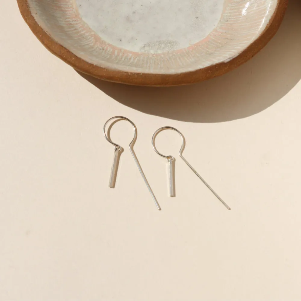 Raya Keyhole Threaders sold by Token Jewelry product image thumbnail 3