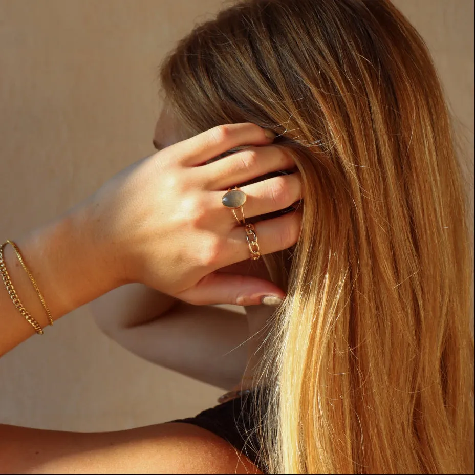 Ember Moonstone Ring sold by Token Jewelry product image thumbnail 4