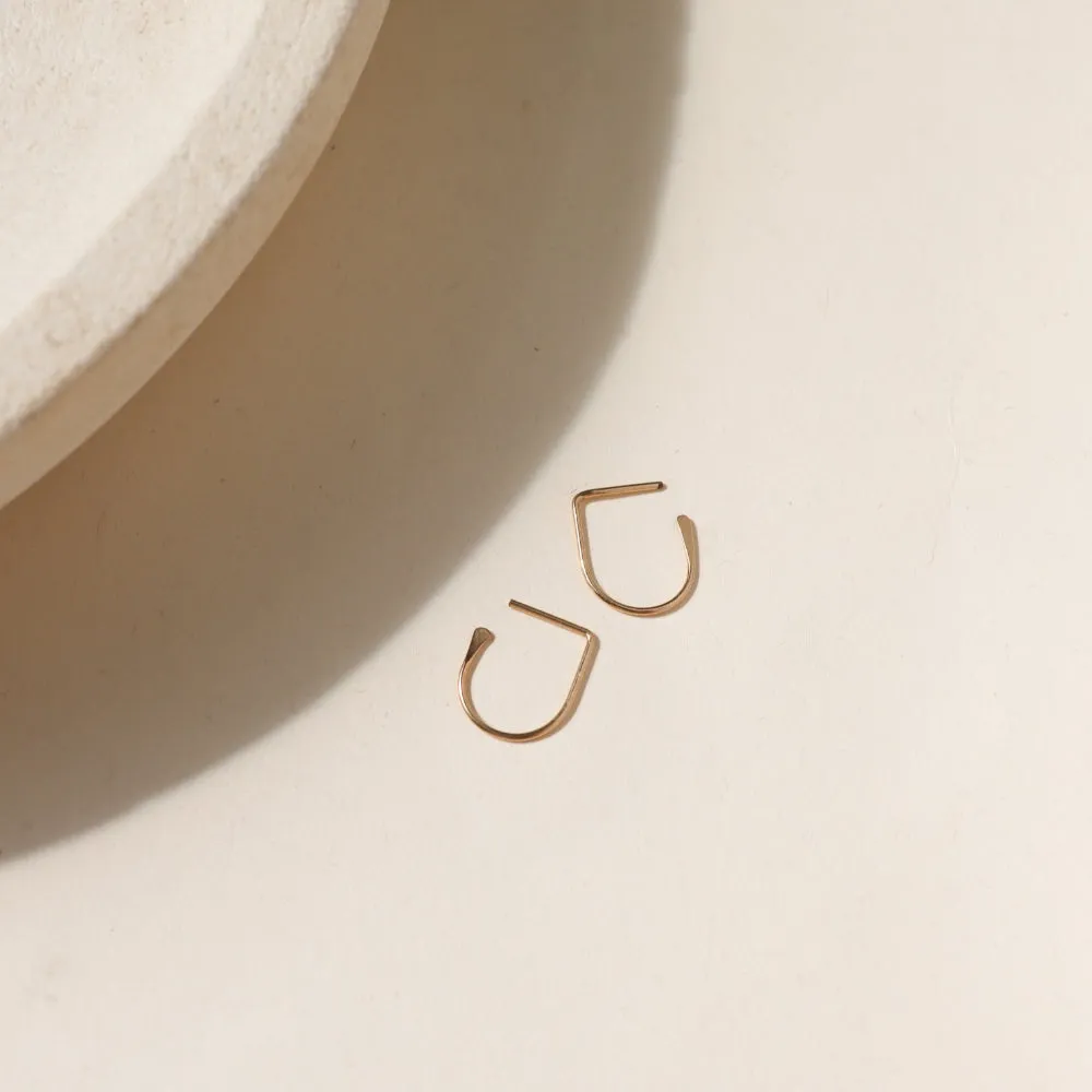 Trace Hoops sold by Token Jewelry product image thumbnail 3