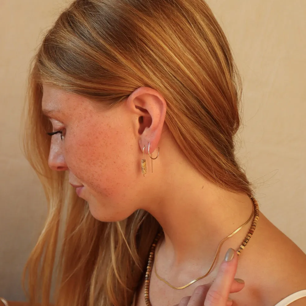 Trace Hoops sold by Token Jewelry product image thumbnail 2