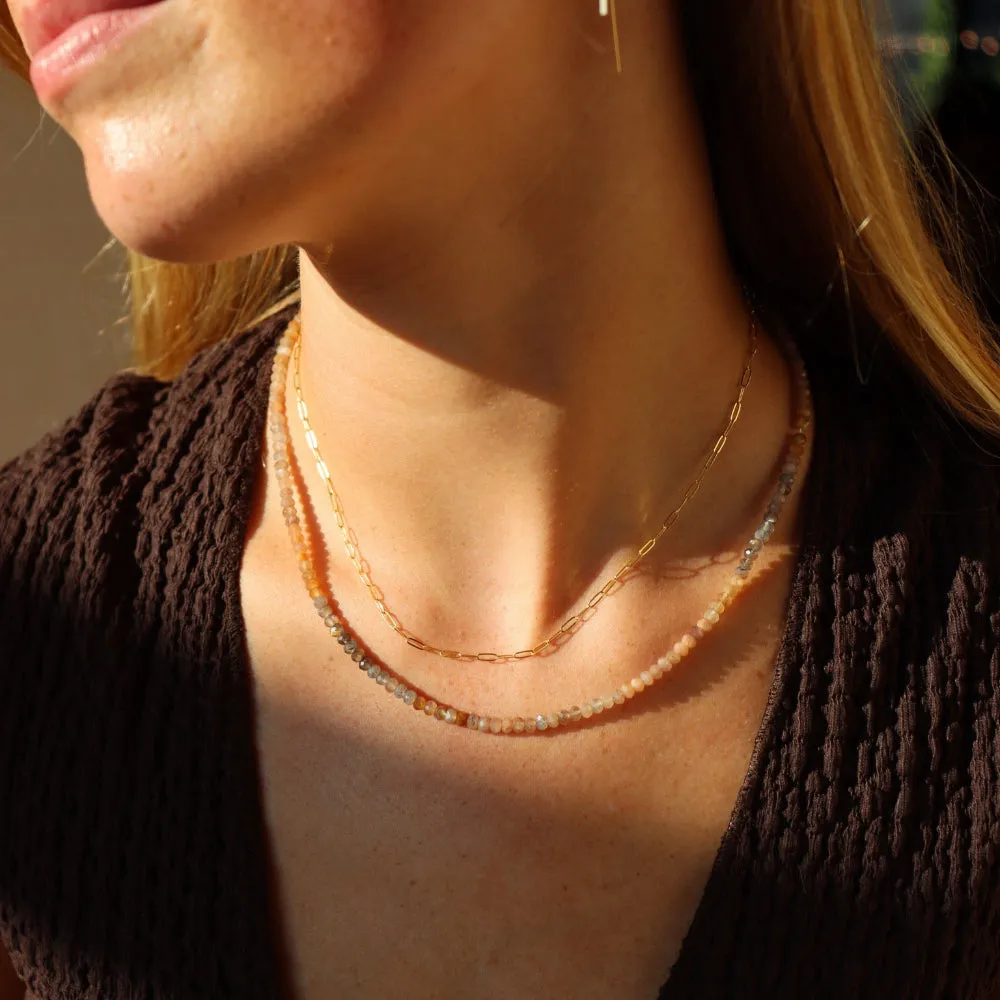 Ember Moonstone Necklace sold by Token Jewelry product image thumbnail 2