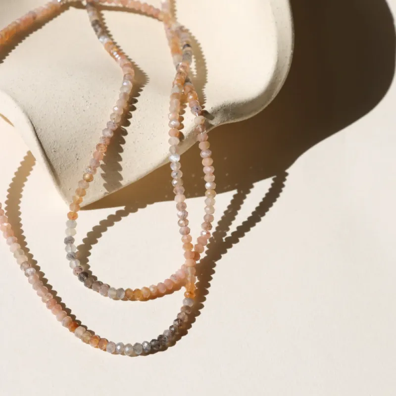 Ember Moonstone Necklace sold by Token Jewelry