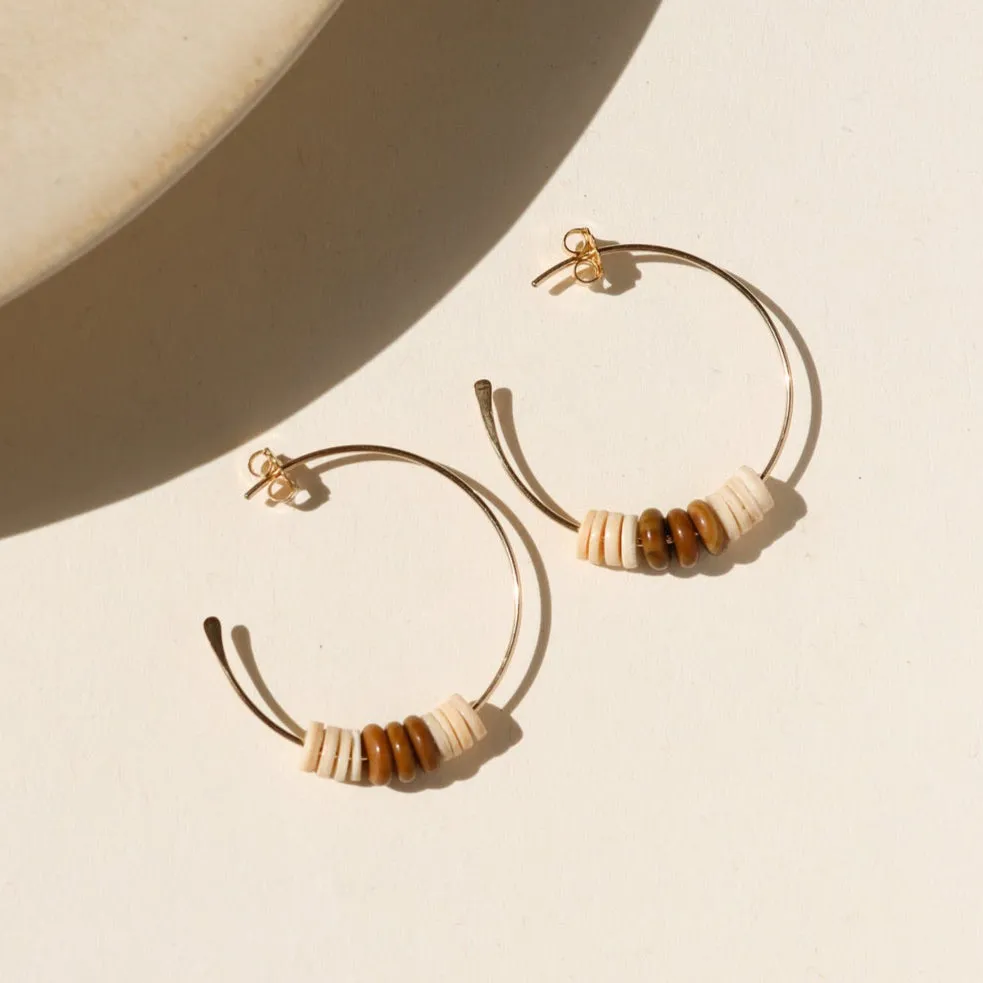 Sierra Hoops sold by Token Jewelry