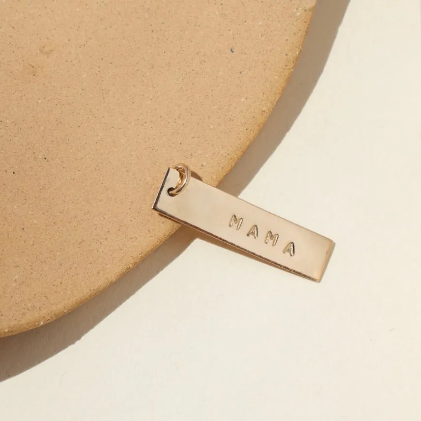 Mama Identity Bar sold by Token Jewelry