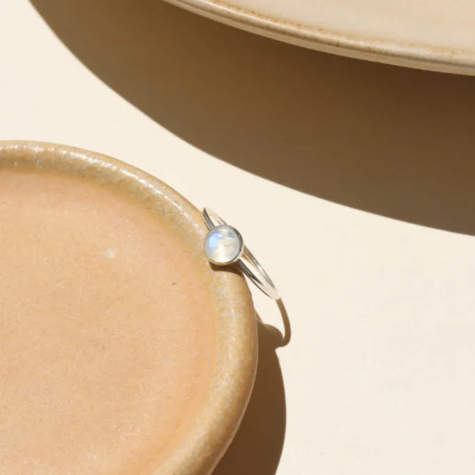Moonstone Glow Ring sold by Token Jewelry